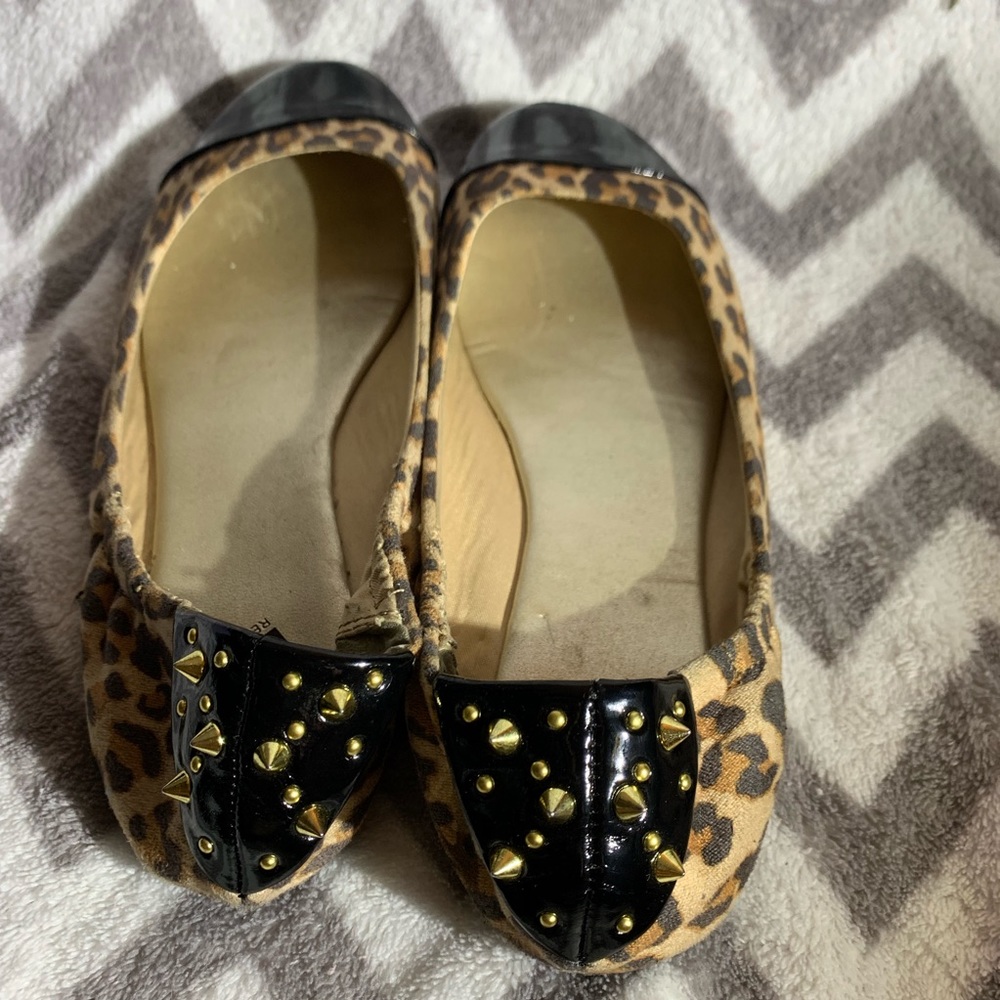 REPORT LEOPARD PRINT FLATS